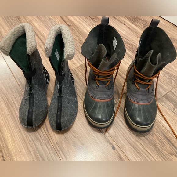 Sorel Other - SOREL CARIBOU mens boots. Barely worn w perfect wool inserts